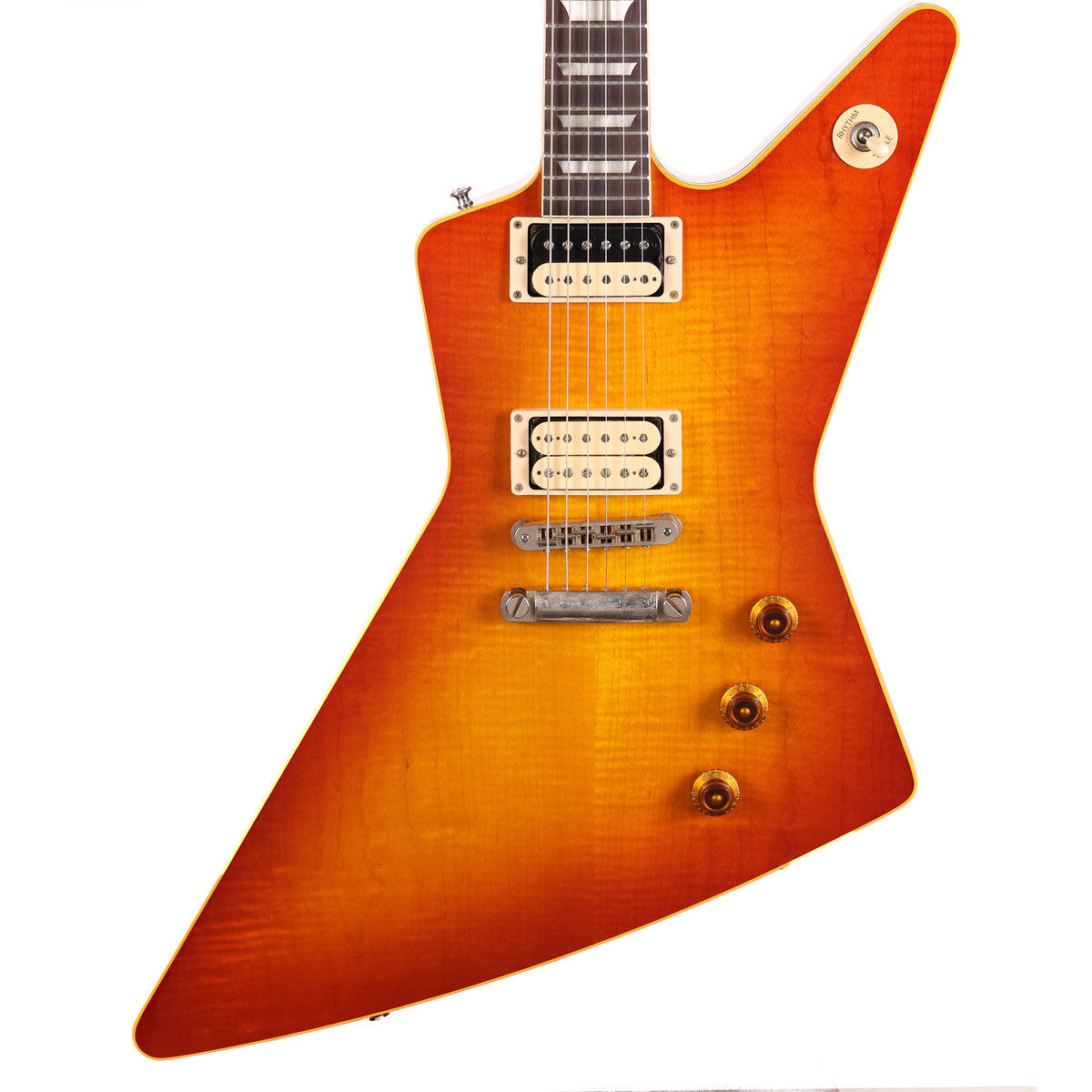 Gibson Custom Shop Explorer Made 2 Measure VOS Sunrise Tea Burst — 2