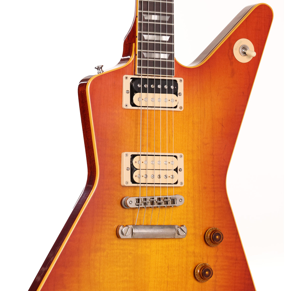 Gibson Custom Shop Explorer Made 2 Measure VOS Sunrise Tea Burst — 5