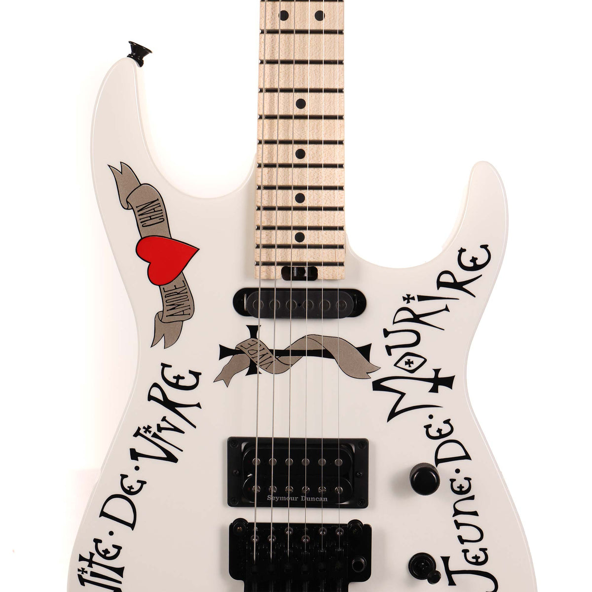 Charvel Warren DeMartini USA Signature Frenchie White — 4