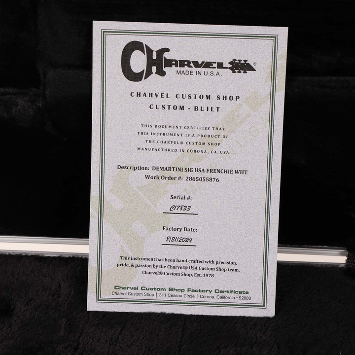 Charvel Warren DeMartini USA Signature Frenchie White