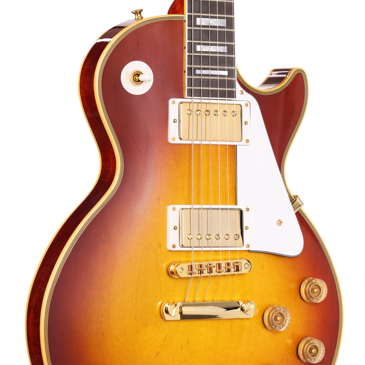 Gibson Custom Shop Les Paul Custom Made 2 Measure Antique Washed Cherry Sunburst — 5