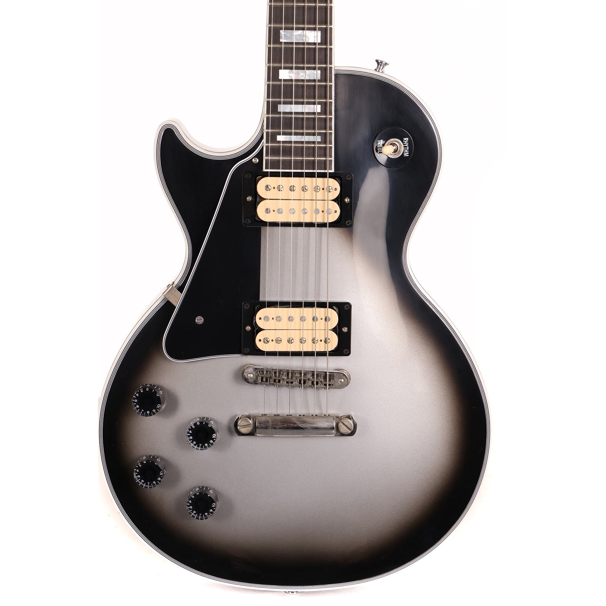 Gibson M2M Les Paul Custom Left-Handed Silverburst | The Music Zoo