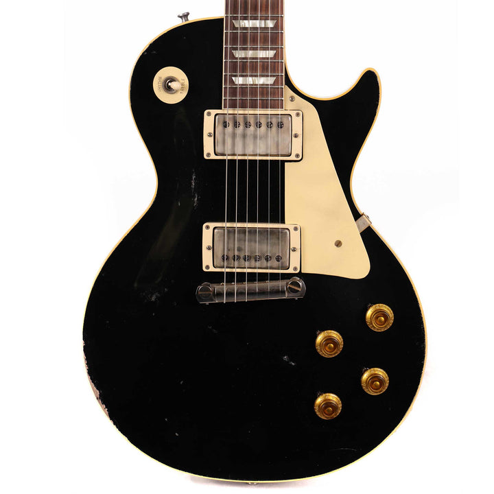 Gibson Custom Shop 1958 Les Paul Made 2 Measure Wraparound Murphy Lab Heavy Aged Ebony