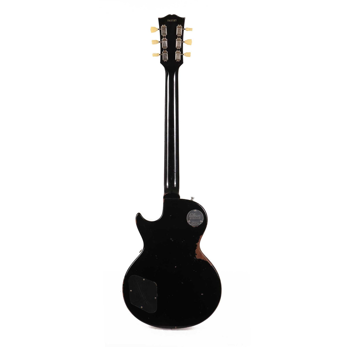 Gibson Custom Shop 1958 Les Paul Made 2 Measure Wraparound Murphy Lab Heavy Aged Ebony — 3