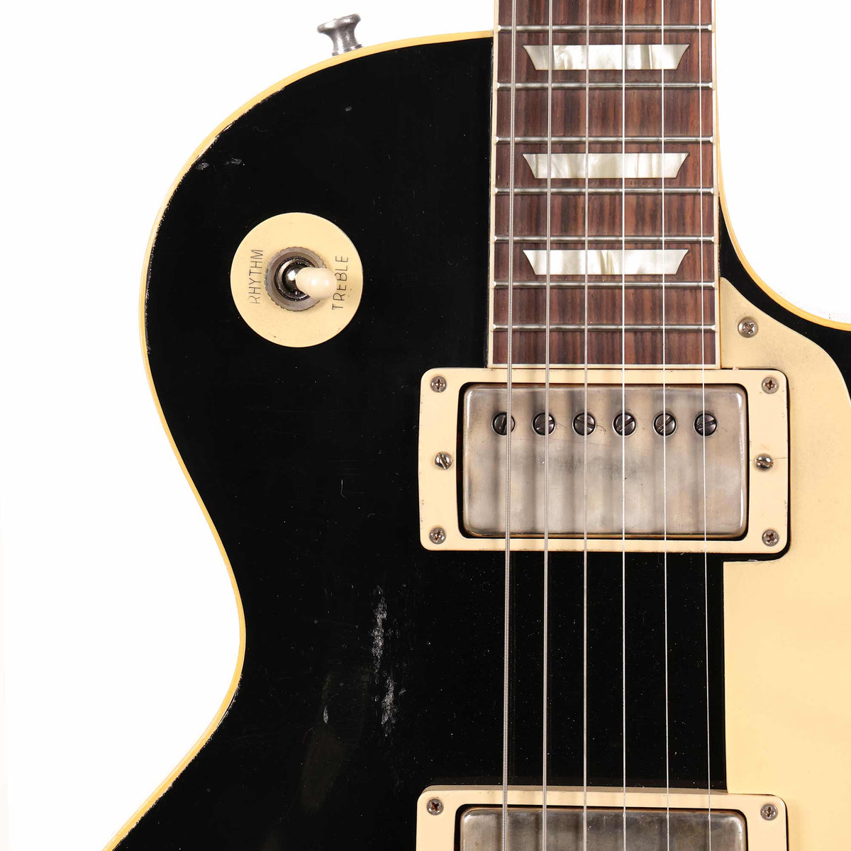 Gibson Custom Shop 1958 Les Paul Made 2 Measure Wraparound Murphy Lab Heavy Aged Ebony — 4