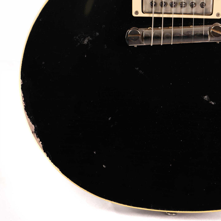 Gibson Custom Shop 1958 Les Paul Made 2 Measure Wraparound Murphy Lab Heavy Aged Ebony