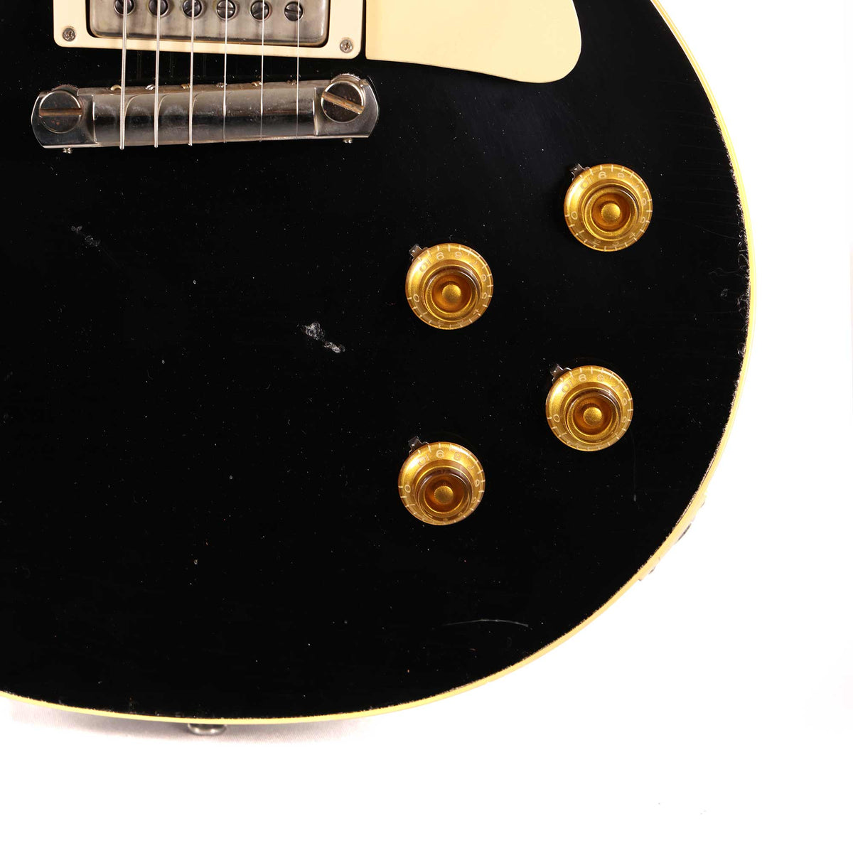 Gibson Custom Shop 1958 Les Paul Made 2 Measure Wraparound Murphy Lab Heavy Aged Ebony — 7