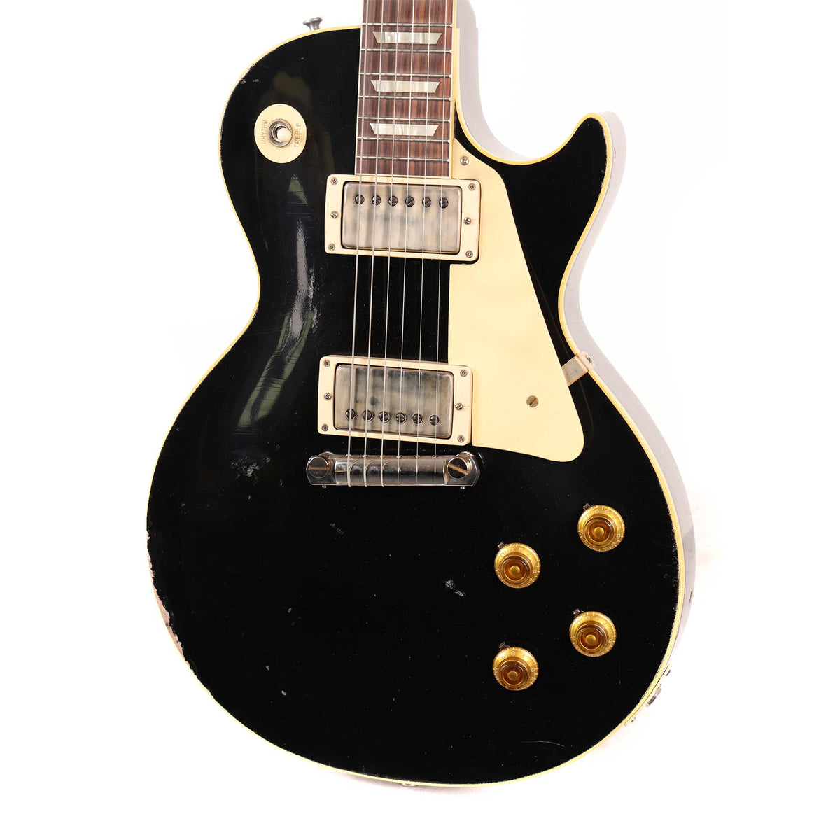 Gibson Custom Shop 1958 Les Paul Made 2 Measure Wraparound Murphy Lab Heavy Aged Ebony — 8