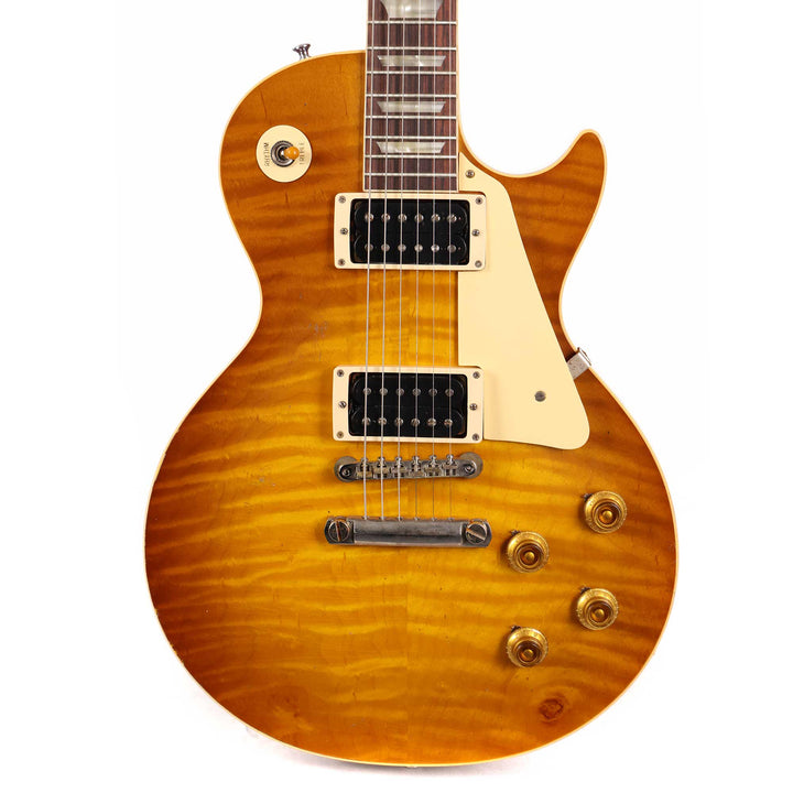 Gibson Custom Shop 1959 Les Paul Standard Made 2 Measure Vintage Lemon Fade Murphy Lab Light Aged
