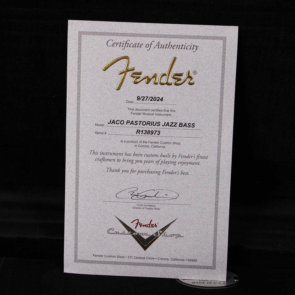 Fender Custom Shop Jaco Pastorius Jazz Bass Relic 3-Tone Sunburst — 11