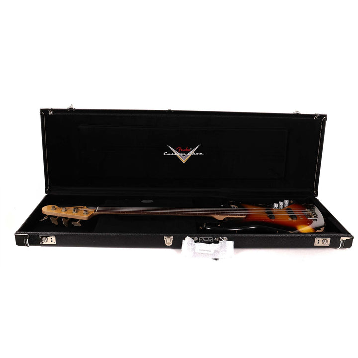 Fender Custom Shop Jaco Pastorius Jazz Bass Relic 3-Tone Sunburst