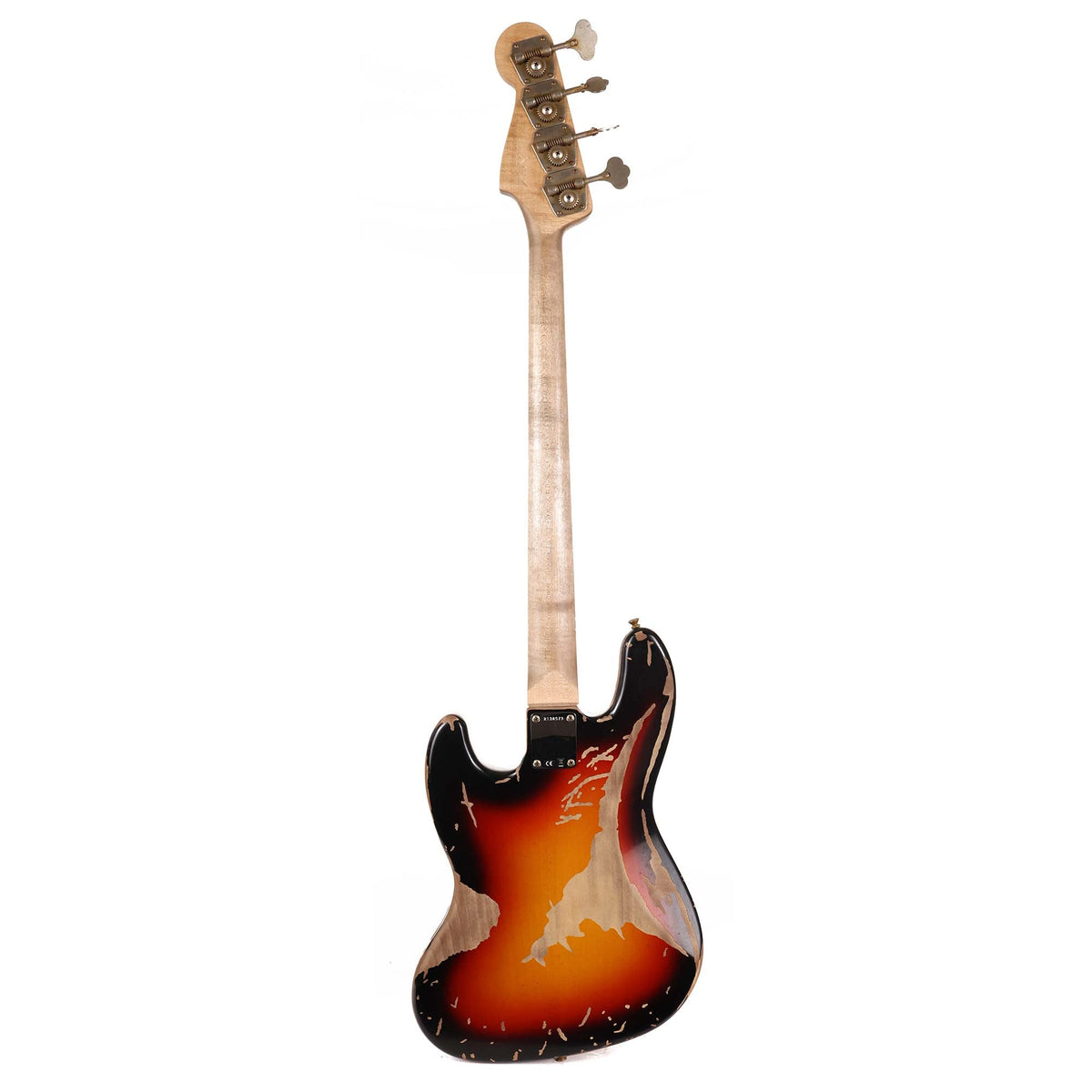 Fender Custom Shop Jaco Pastorius Jazz Bass Relic 3-Tone Sunburst — 3