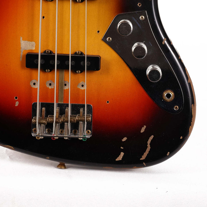 Fender Custom Shop Jaco Pastorius Jazz Bass Relic 3-Tone Sunburst