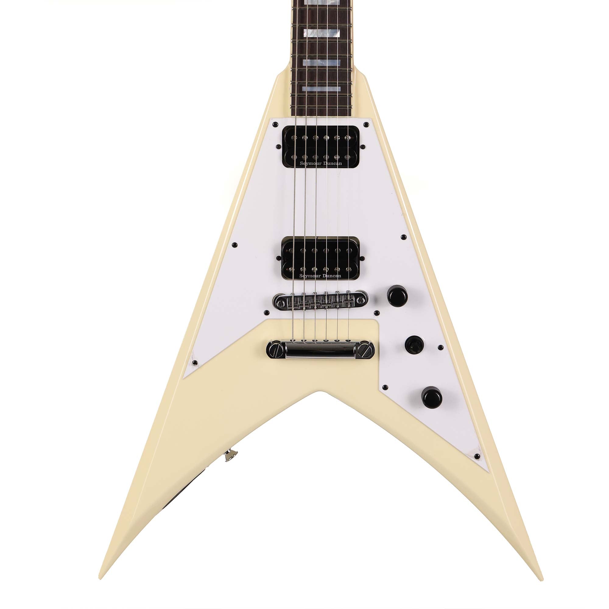 Jackson USA Signature Scott Ian King V KVT Ivory | The Music Zoo