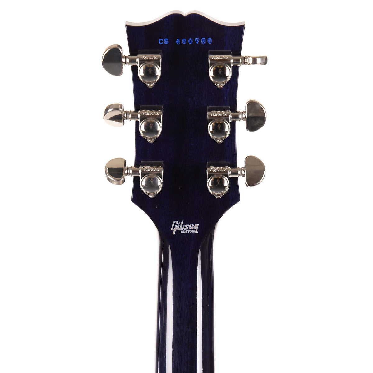 Gibson Custom Shop Les Paul Custom Figured Made 2 Measure Trans Blue Gloss — 7