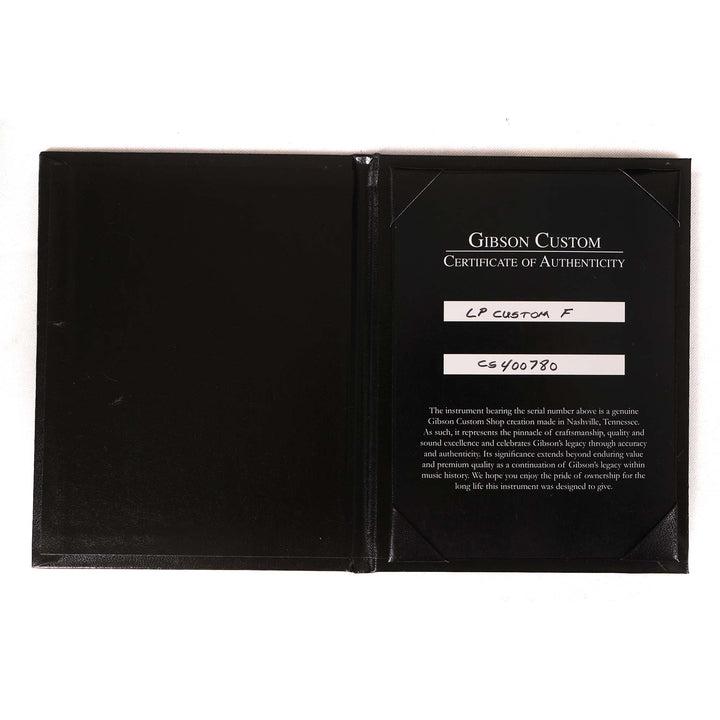 Gibson Custom Shop Les Paul Custom Figured Made 2 Measure Trans Blue Gloss