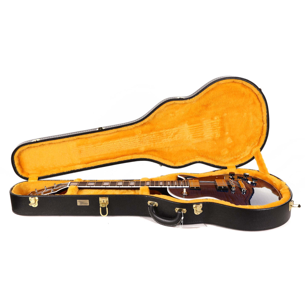 Gibson Custom Shop Les Paul Custom Figured Made 2 Measure Trans Blue Gloss — 9