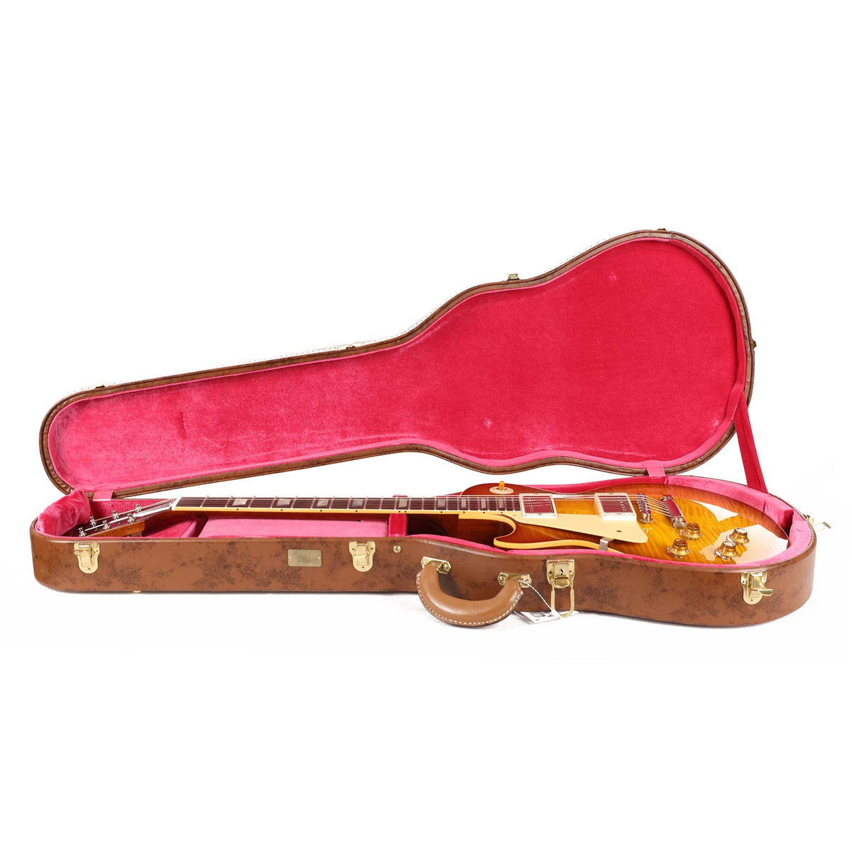 Gibson Custom Shop 1959 Les Paul Left-Handed VOS Golden Poppy Burst — 11