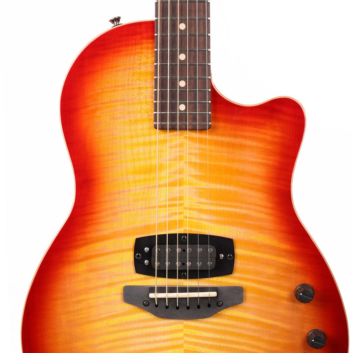 Tom Anderson Crowdster Plus Natural Yellow Sun with Cherry Shaded Edge