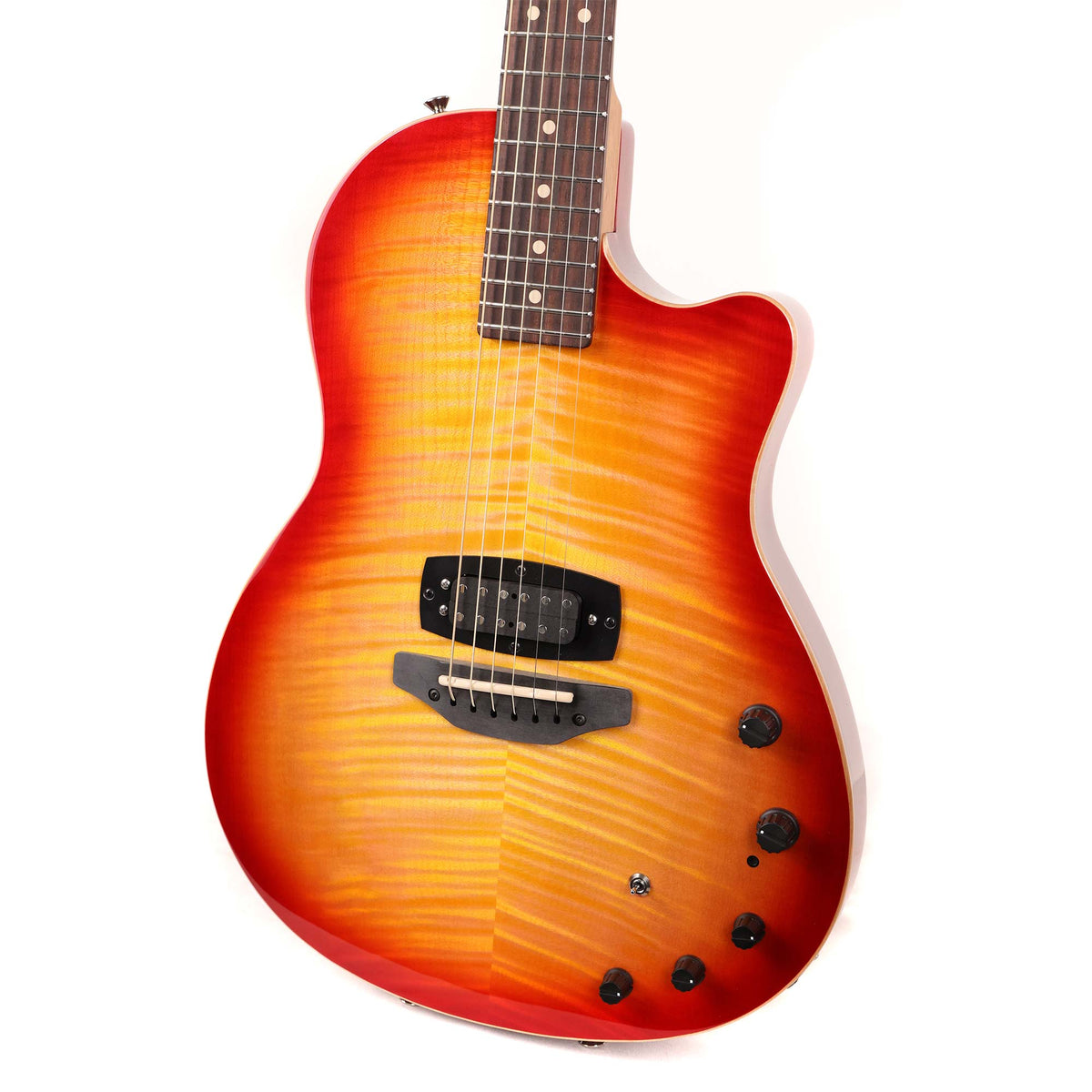 Tom Anderson Crowdster Plus Natural Yellow Sun with Cherry Shaded Edge — 5