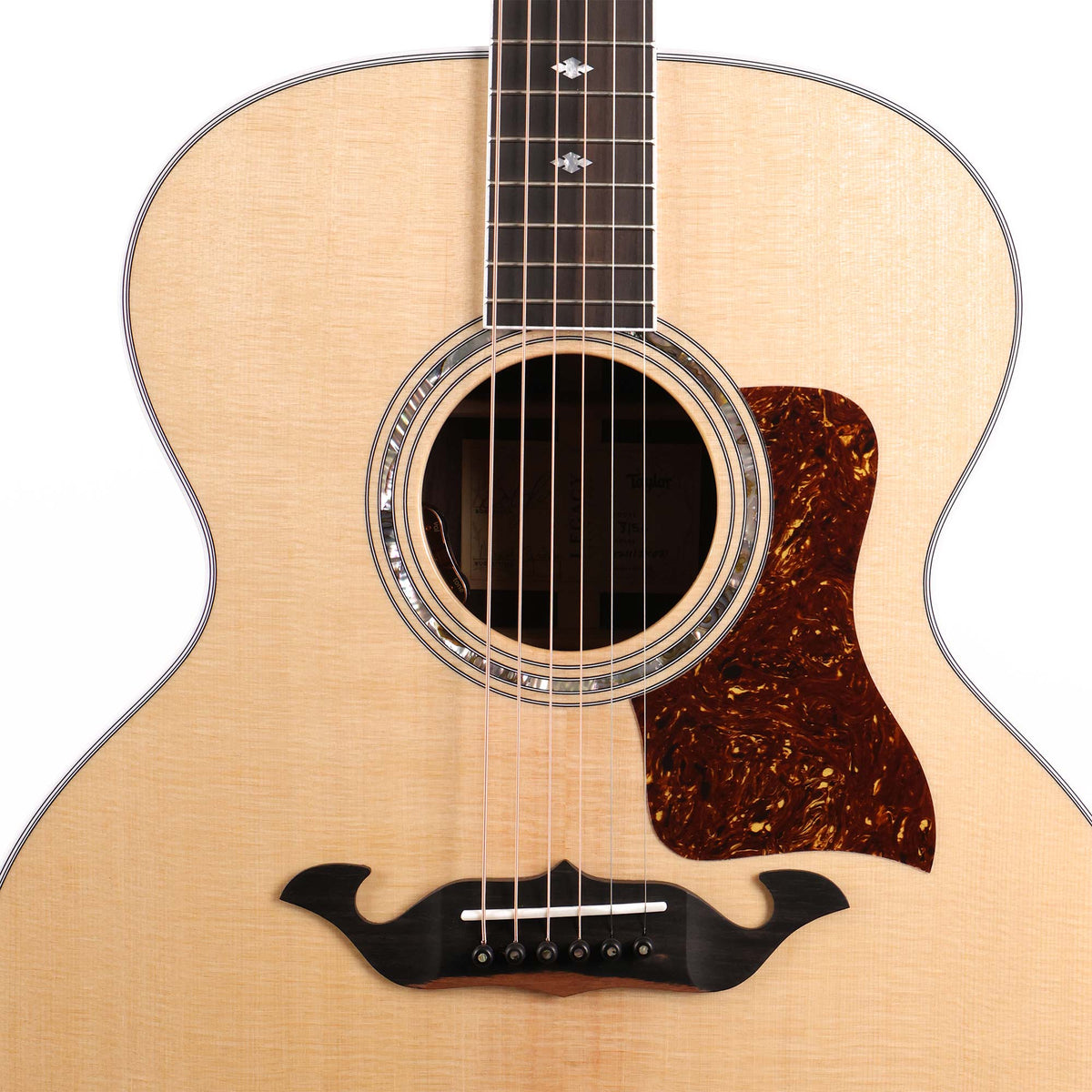 Taylor Legacy 815e Jumbo Acoustic-Electric Natural Used — 4