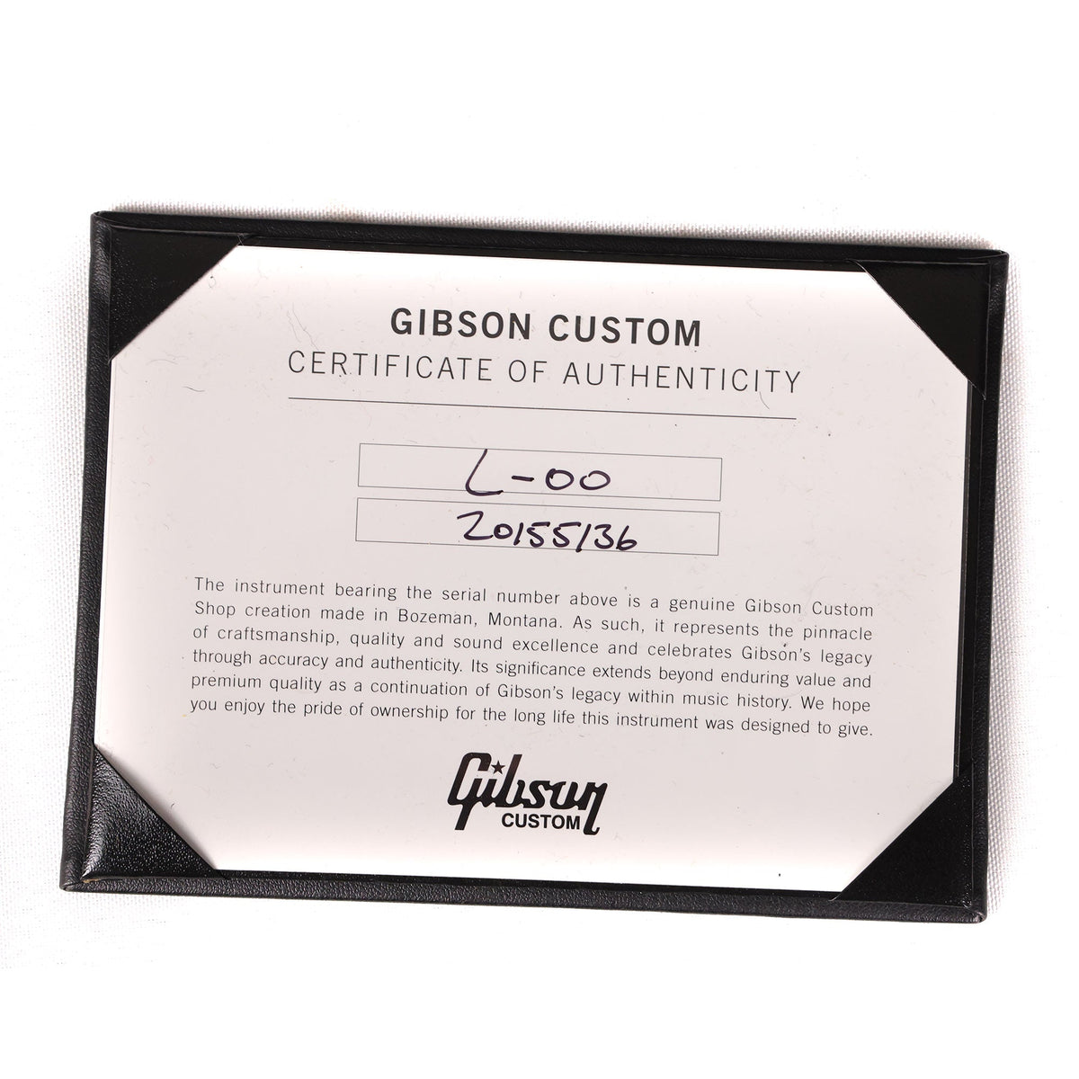 Gibson L-00 Standard Acoustic-Electric Made 2 Measure All Ebony — 8