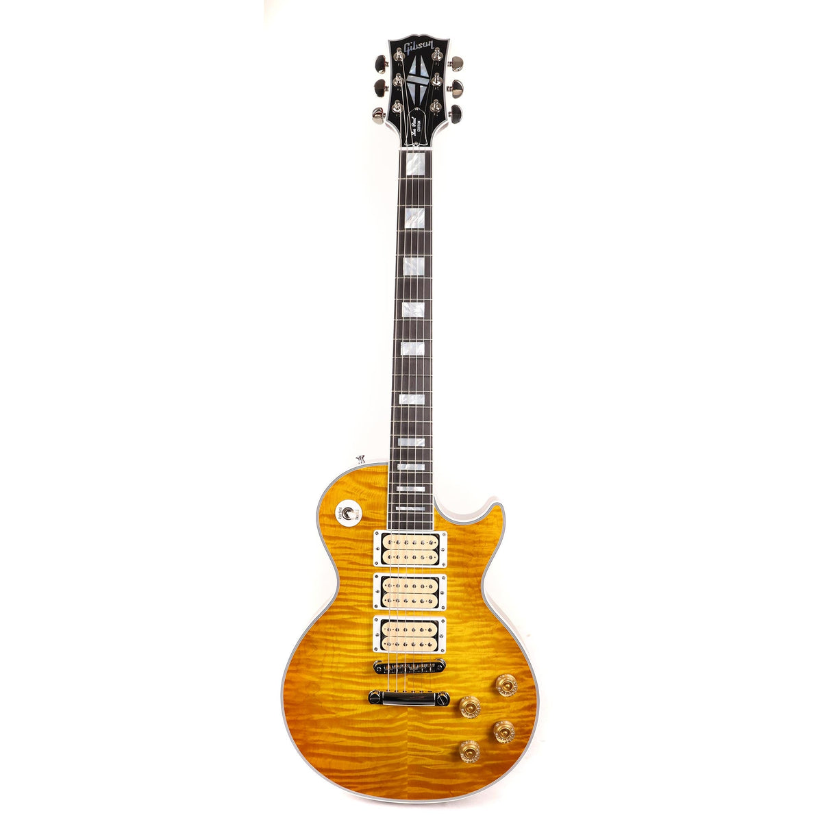 Gibson Custom Shop Les Paul Custom Made 2 Measure Flame Top Dirty Lemon Burst — 2