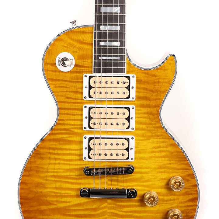 Gibson Custom Shop Les Paul Custom Made 2 Measure Flame Top Dirty Lemon Burst