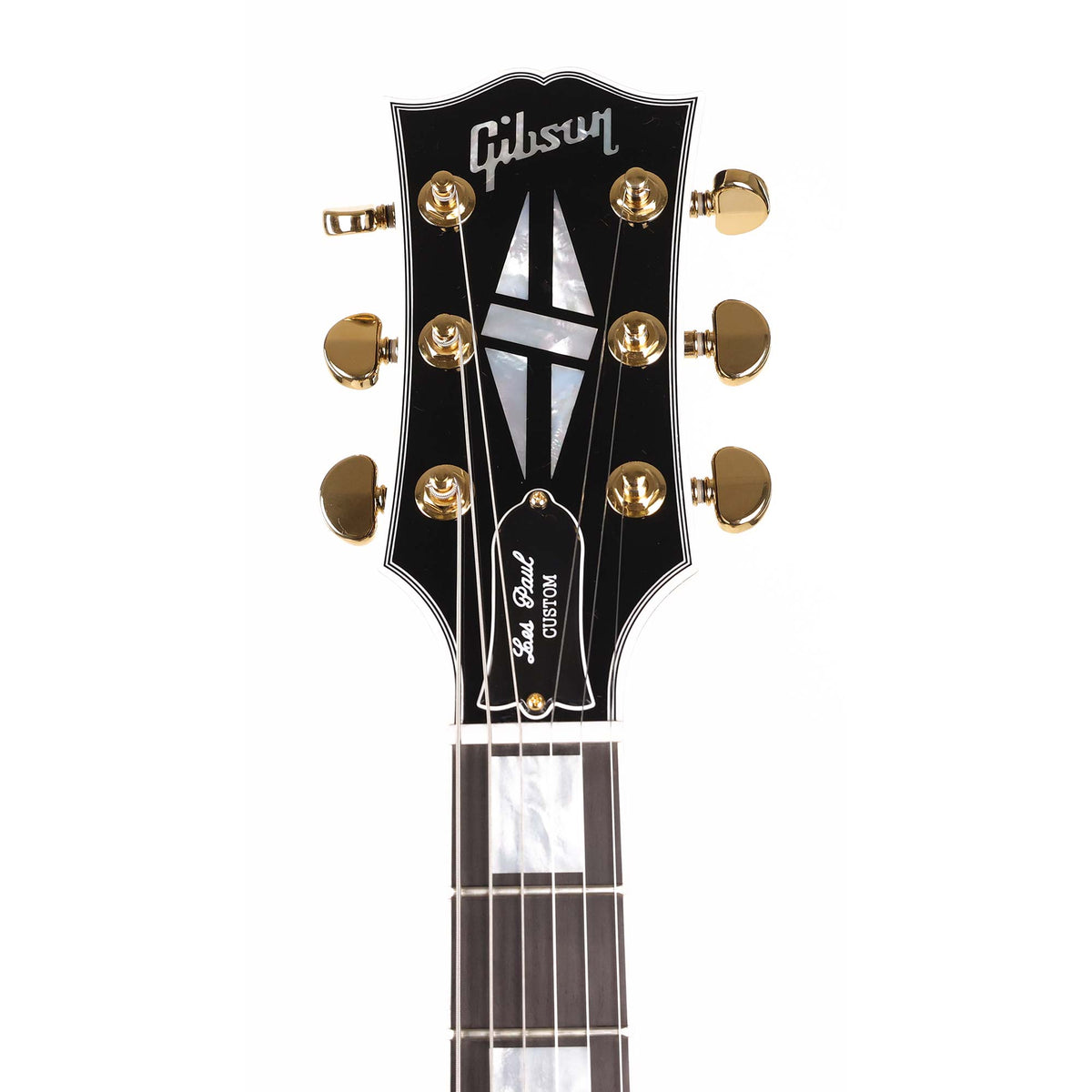 Gibson Custom Shop Les Paul Custom Made 2 Measure Triple Pickup Ebony Gloss — 6
