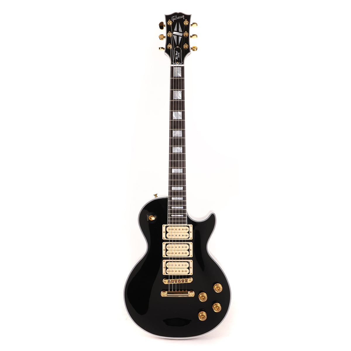Gibson Custom Shop Les Paul Custom Made 2 Measure Triple Humbuckers Gloss Ebony — 3