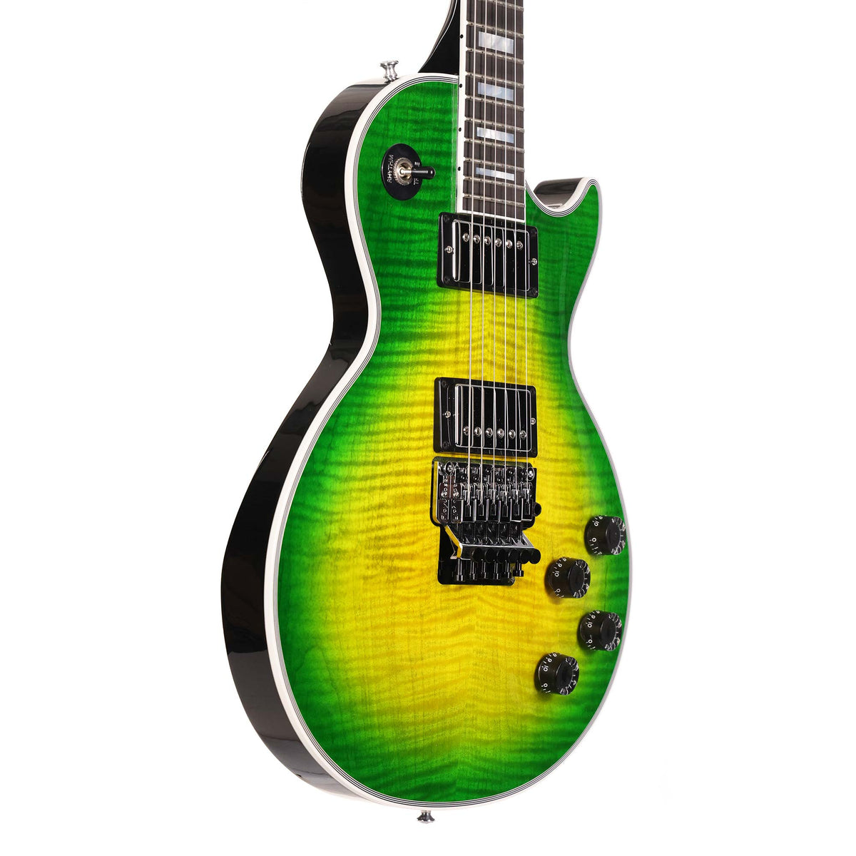 Gibson Custom Shop Les Paul Axcess Figured Made 2 Measure Iguana Burst — 5