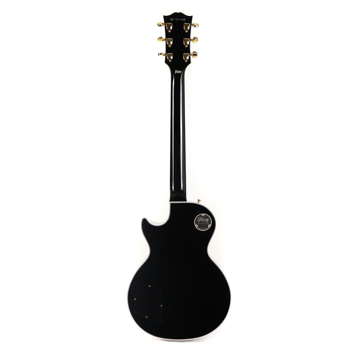 Gibson Custom Shop Les Paul Custom Gloss Ebony Black Burstbuckers — 4