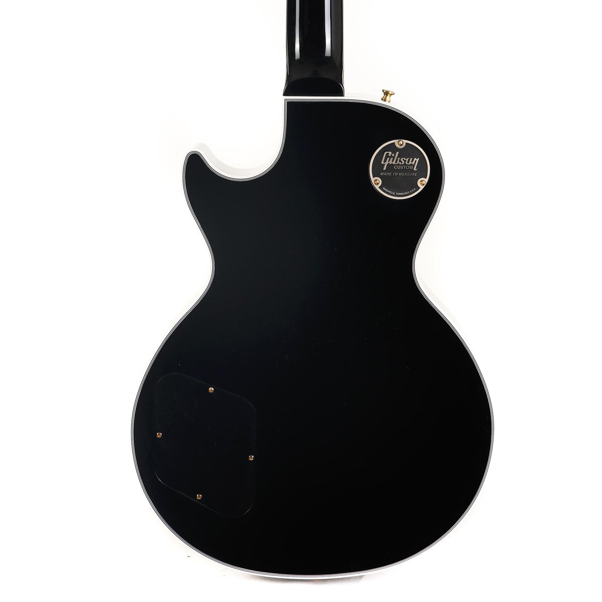 Gibson Custom Shop Les Paul Custom Gloss Ebony Black Burstbuckers — 6