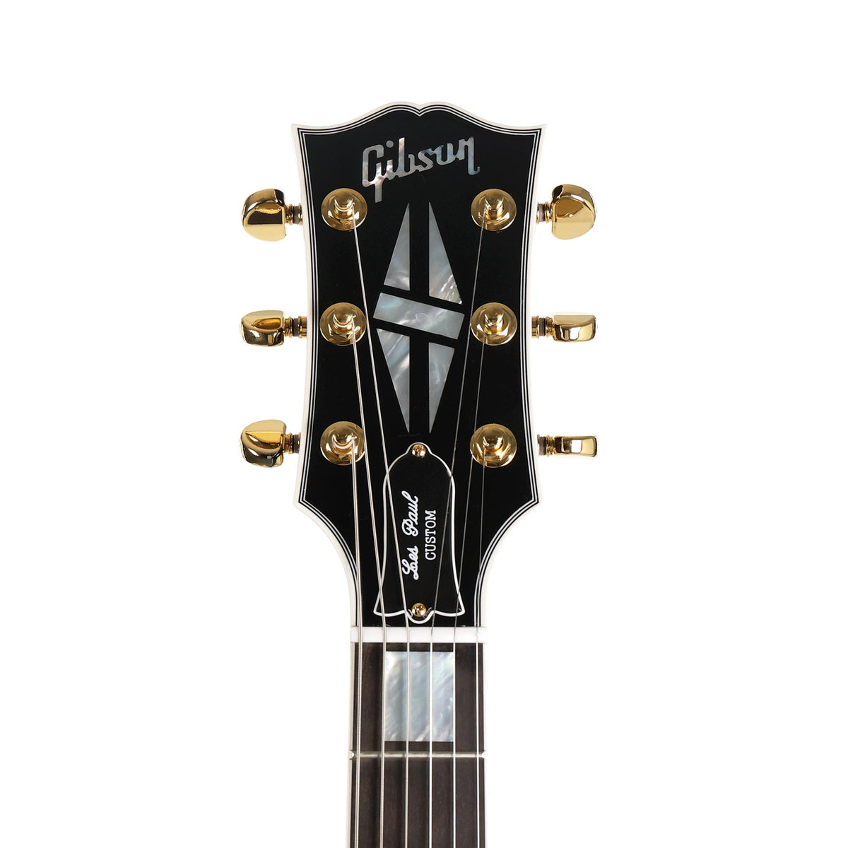 Gibson Custom Shop Les Paul Custom Gloss Ebony Black Burstbuckers — 8