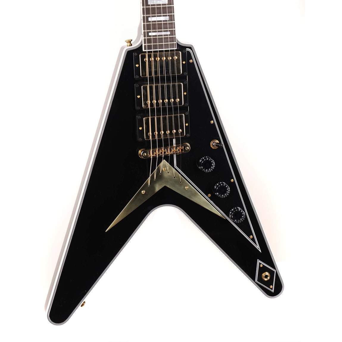 Gibson Custom Shop Flying V Custom Made 2 Measure Gloss Ebony