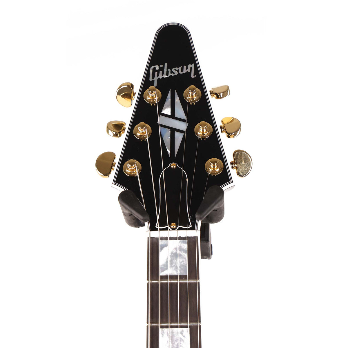 Gibson Custom Shop Flying V Custom Made 2 Measure Gloss Ebony Triple Pickup 2025 — 6