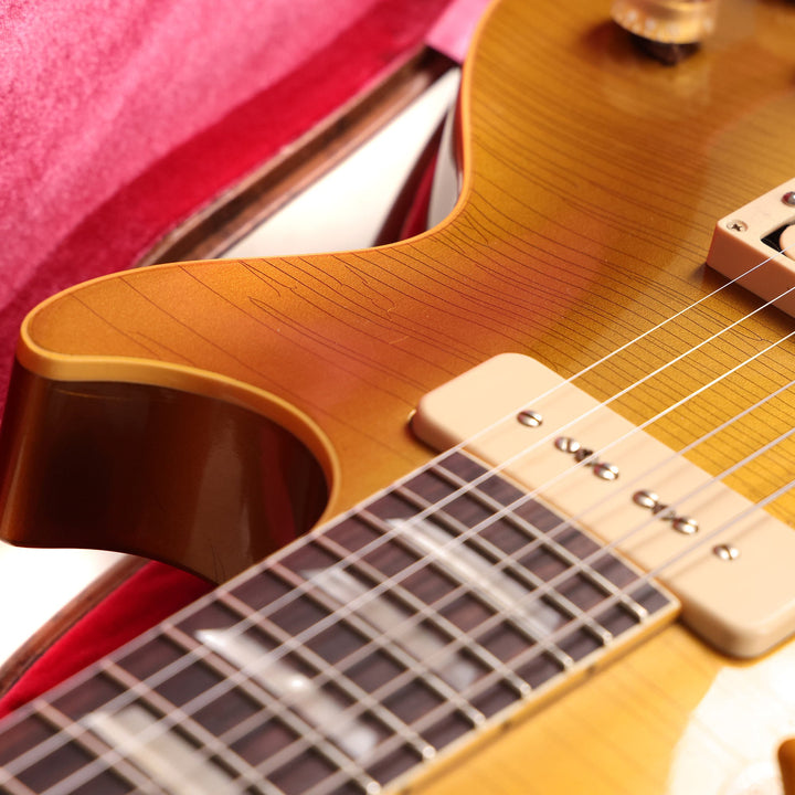 Gibson Custom Shop 1954 Les Paul Standard Wraparound Rocker All Gold Murphy Ultra Light Aged Made 2 Measure Used