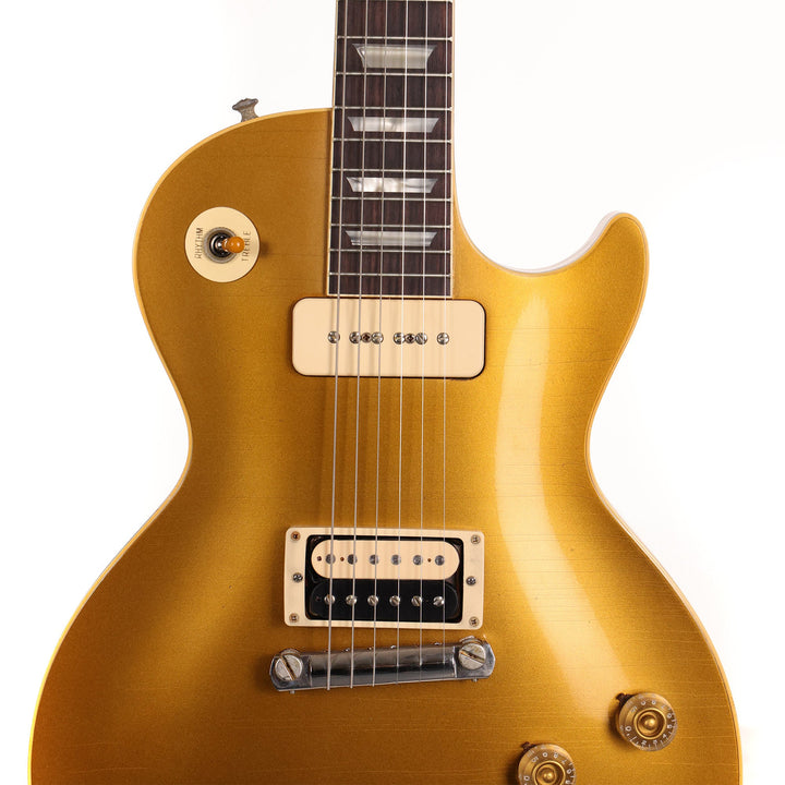 Gibson Custom Shop 1954 Les Paul Standard Wraparound Rocker All Gold Murphy Ultra Light Aged Made 2 Measure Used