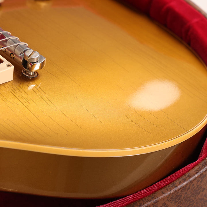 Gibson Custom Shop 1954 Les Paul Standard Wraparound Rocker All Gold Murphy Ultra Light Aged Made 2 Measure Used