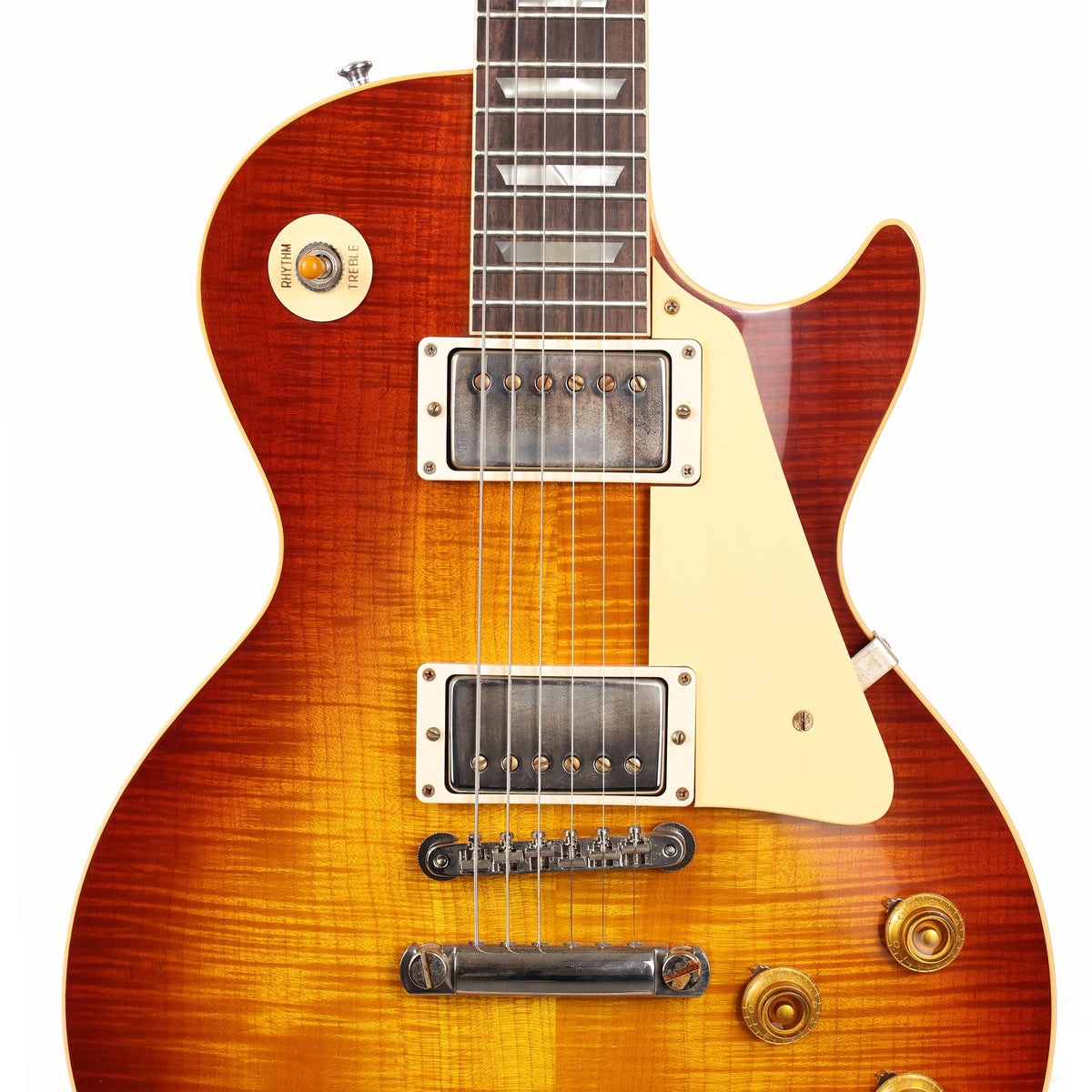 Gibson Custom Shop 1959 Les Paul Reissue Made 2 Measure Cherry Teaburst V2 Neck Profile — 4