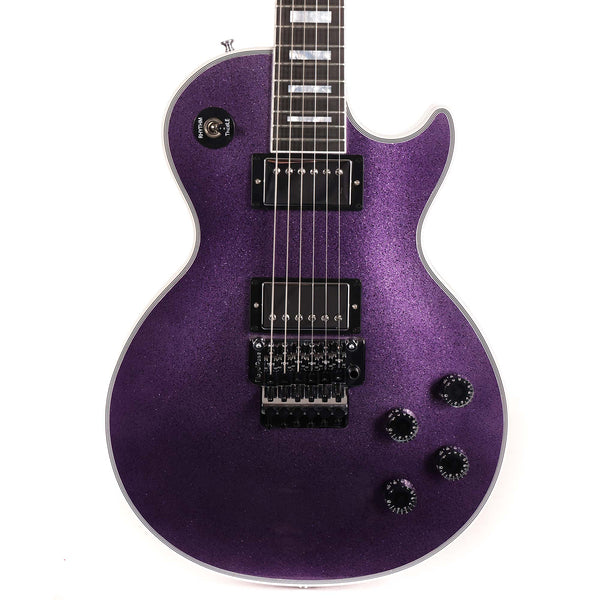 Gibson Custom Shop Les Paul Axcess Floyd Rose Made 2 Measure Gloss Purple Sparkle