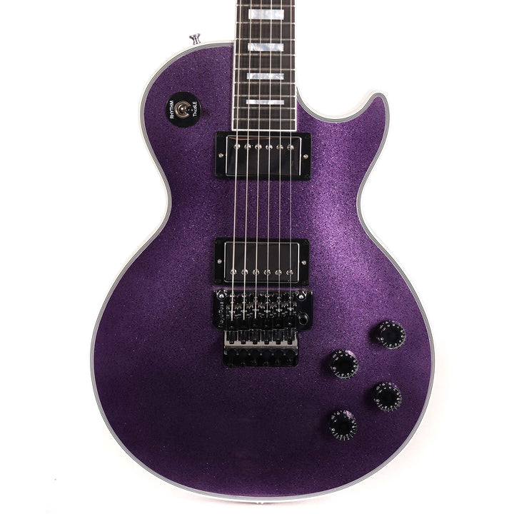 Gibson Custom Shop Les Paul Axcess Floyd Rose Made 2 Measure Gloss Purple Sparkle