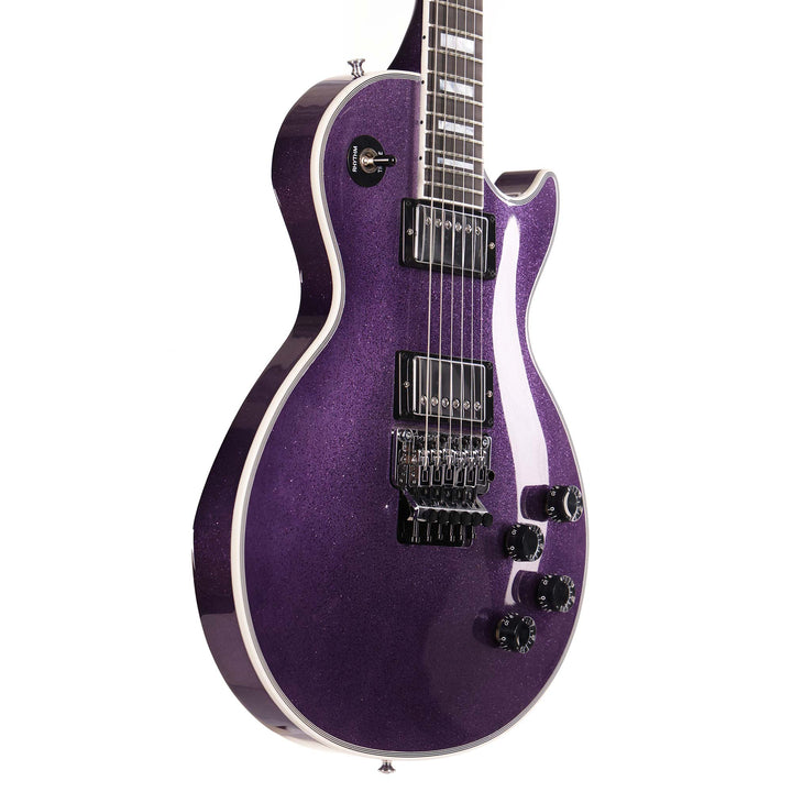 Gibson Custom Shop Les Paul Axcess Floyd Rose Made 2 Measure Gloss Purple Sparkle