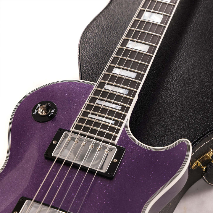Gibson Custom Shop Les Paul Axcess Floyd Rose Made 2 Measure Gloss Purple Sparkle