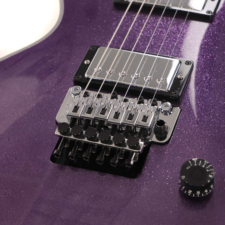 Gibson Custom Shop Les Paul Axcess Floyd Rose Made 2 Measure Gloss Purple Sparkle