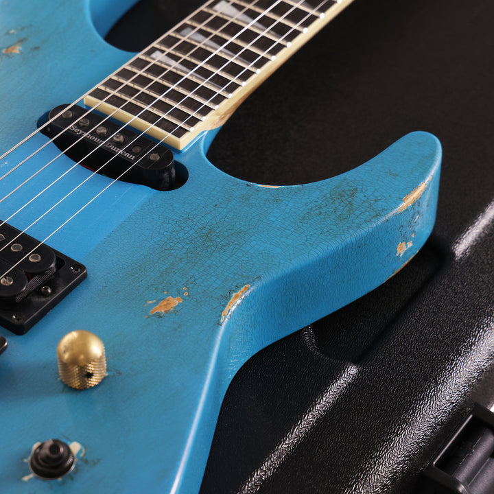 Jackson Custom Shop SL2H-V Nitro Aged Robins Egg Blue