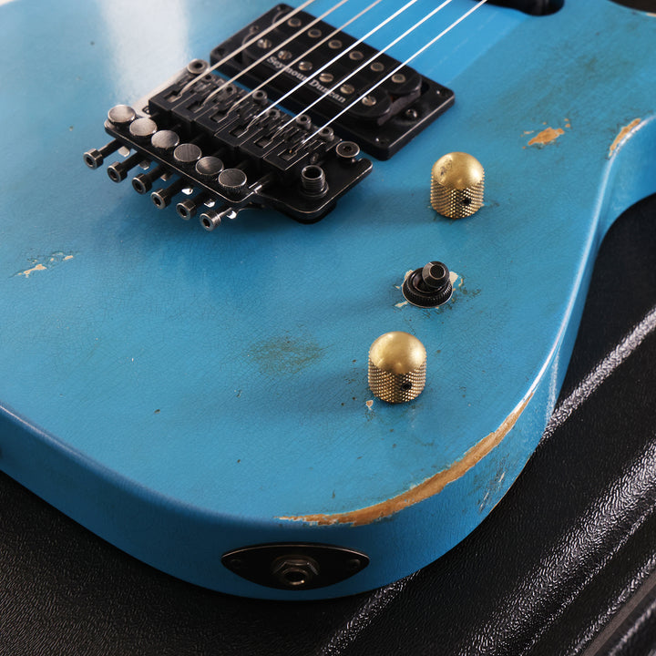 Jackson Custom Shop SL2H-V Nitro Aged Robins Egg Blue