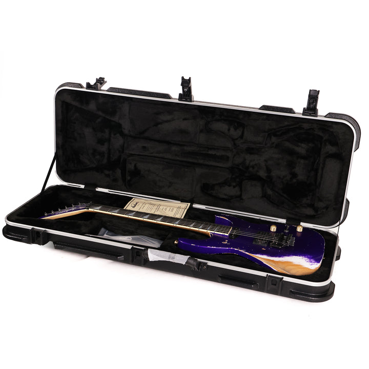 Jackson Custom Shop SL2H-V Soloist Nitro Aged Purple Metallic Reverse Headstock