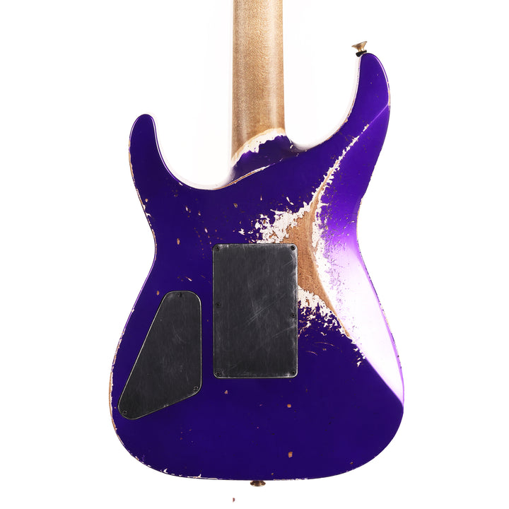 Jackson Custom Shop SL2H-V Soloist Nitro Aged Purple Metallic Reverse Headstock