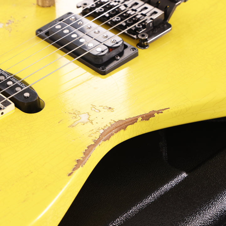 Jackson Custom Shop SL2H-V Soloist Nitro Aged Canary Yellow Music Zoo Exclusive